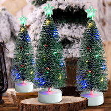 Load image into Gallery viewer, Christmas Tree LED Night Light Atmosphere Lamp Decoration Table Light Plastic Pine Needles Night Lamp Home Holiday Light
