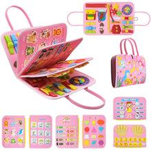 Load image into Gallery viewer, Busy Board Montessori Toys for Toddler Busy Book Sensory Preshool Early Education Learning Fine Motor Skills Toys For Children
