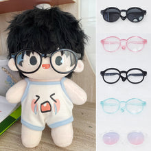 Load image into Gallery viewer, For 10cm Cotton Dolls Glasses Cute Plastic Glasses for Dolls Macaron BJD Dolls Toy Glasses Accessories

