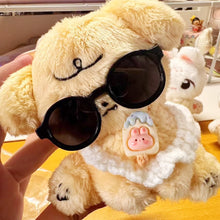 Load image into Gallery viewer, For 10cm Cotton Dolls Glasses Cute Plastic Glasses for Dolls Macaron BJD Dolls Toy Glasses Accessories
