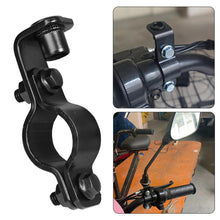 Load image into Gallery viewer, Motorcycle Electric Bicycle Rear View Mirror Bracket Mount Adapter for 22mm-25mm Handlebar Holder Clamp M8 Screw CNC
