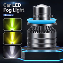 Load image into Gallery viewer, 1PC 12V H7 H8 9006 9005 Car Lens Headlight Led Fog Light Bulb LED Fog Lamp White Yellow Green Color Fog Light
