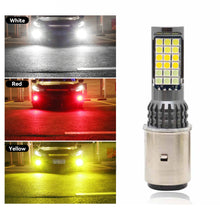 Load image into Gallery viewer, H4 BA20D Motorcycle LED Headlight Three Colors Motorcycle Scooter Light 36smd Super Bright Light lamp Moto DRL Lights Aluminium Alloy

