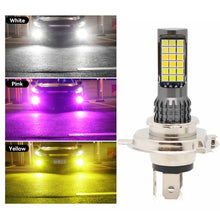 Load image into Gallery viewer, H4 BA20D Motorcycle LED Headlight Three Colors Motorcycle Scooter Light 36smd Super Bright Light lamp Moto DRL Lights Aluminium Alloy
