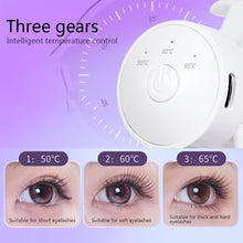 Load image into Gallery viewer, Borderless Comb Tooth Electric Eyelash Curler Long-lasting Curling Intelligent Temperature Controlled Charging Electric Eyelash Curler
