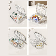 Load image into Gallery viewer, Portable Pill Box Moistureproof Dustproof Sealed Medicine Dispensing Box Multipurpose Daily Medication Jewelry Storage Box
