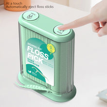 Load image into Gallery viewer, 100pcs/box Automatic Floss Box Disposable Polymer Double Line Dental Floss Stick Multi-purpose Floss Stick Tooth Cleaning Care Tool

