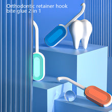Load image into Gallery viewer, 2-in-1 Orthodontic Teether Braces Extractor Detachable Durable Food Grade Orthodontic Bite Adhesive Portable Braces Extractor
