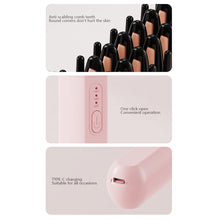 Load image into Gallery viewer, Mini Portable Wireless Hair Straightener Rechargeable Negative Ion Dual-purpose Hair Straightener Curling Iron Hair Style Tool
