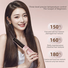 Load image into Gallery viewer, Mini Portable Wireless Hair Straightener Rechargeable Negative Ion Dual-purpose Hair Straightener Curling Iron Hair Style Tool
