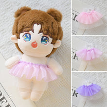 Load image into Gallery viewer, For Headmaster Dog Lace Netting Dress Mini Cute Doll Clothing Plush Toys Accessories Dressing Up Clothes for 13-15cm Doll
