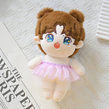Load image into Gallery viewer, For Headmaster Dog Lace Netting Dress Mini Cute Doll Clothing Plush Toys Accessories Dressing Up Clothes for 13-15cm Doll
