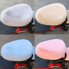 Load image into Gallery viewer, Plush Electric Bicycle Saddle Soft Bike Seat Covers Cycling Cushion Cycling Saddle Comfortable Bicycle Bike
