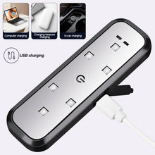 Load image into Gallery viewer, 1/2Pcs USB Charging LED Car Door Lights Welcome Light Magnetic Control Auto Open Door Safe Anti-collision Emergency Signal Lamp
