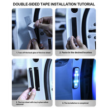 Load image into Gallery viewer, 1/2Pcs USB Charging LED Car Door Lights Welcome Light Magnetic Control Auto Open Door Safe Anti-collision Emergency Signal Lamp
