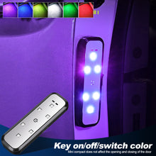 Load image into Gallery viewer, 1/2Pcs USB Charging LED Car Door Lights Welcome Light Magnetic Control Auto Open Door Safe Anti-collision Emergency Signal Lamp
