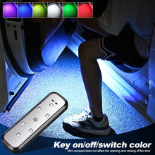 Load image into Gallery viewer, 1/2Pcs USB Charging LED Car Door Lights Welcome Light Magnetic Control Auto Open Door Safe Anti-collision Emergency Signal Lamp
