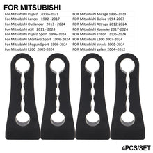 Load image into Gallery viewer, 4Pcs/Set Car Door Lock Damper Buffer Silicone Seal Shock-Absorbing For Toyota Nissan KIA Peugeot Deadener 2004 2020 2023 2024
