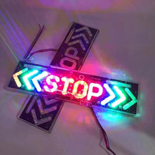 Load image into Gallery viewer, LED Colorful Motorcycle Light Flash STOP Motor Indicator Lamp Brake Turn Signal Driving Taillight Warning Light 12V
