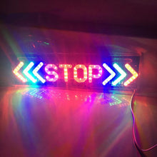 Load image into Gallery viewer, LED Colorful Motorcycle Light Flash STOP Motor Indicator Lamp Brake Turn Signal Driving Taillight Warning Light 12V
