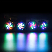 Load image into Gallery viewer, Motorcycle Air Blade Cover Radiator Heat Shield Protective Cover with Colorful LED Light Radiator Cover Rotary Fan Grille Shield
