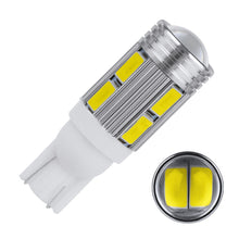 Load image into Gallery viewer, T10 Car W5W 10SMD 5630 LED Bulb Reverse Signal Light Reading Lamps DC 12V Auto Wedge Side License Plate Light Trunk Lamps
