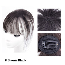 Load image into Gallery viewer, Air Bangs Wig Piece Invisible High-temperature Silk Bangs Patch Wig for Girls with No Marks on The Top of The Head Hair Repair Wig 
