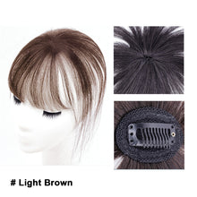Load image into Gallery viewer, Air Bangs Wig Piece Invisible High-temperature Silk Bangs Patch Wig for Girls with No Marks on The Top of The Head Hair Repair Wig 
