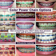 Load image into Gallery viewer, 4.57m Dental Power Chain Orthodontics Elastic Ultra Powerchains for Teeth Braces Rubber Bands Leagues Long Short Continuous
