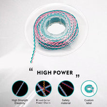 Load image into Gallery viewer, Two Tone Rubber Chains Dental Rubber Chains Oral Chain Rings Dental Consumables Orthodontic Tools
