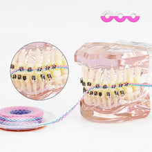 Load image into Gallery viewer, Two Tone Rubber Chains Dental Rubber Chains Oral Chain Rings Dental Consumables Orthodontic Tools
