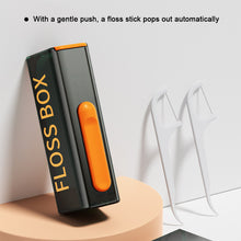 Load image into Gallery viewer, 10Pcs Floss Portable Floss Box Auto Pop Up Mini Transparent Floss Stick Storage Box Oral Care Floss Organiser Storage Box

