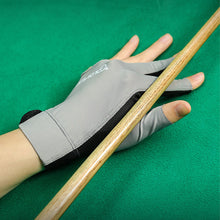 Load image into Gallery viewer, Billiards Glove Left Hand Three Finger Snooker Billiard Glove Non Slip Stickers Elasticity Billiard Training Gloves Accessories
