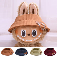 Load image into Gallery viewer, Doll Hat for Dollhouse Miniature 37cm Labubu Color Match Hat Kawaii Cute Doll Accessories Kids Girls Toys
