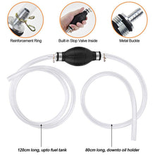 Load image into Gallery viewer, Durable Car Handy Manual Gas Oil Pump Fuel Pump Hand Straw Pump for Liquid Gasoline Tuning Fuel Gasoline Diesel Pump
