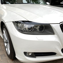 Load image into Gallery viewer, Car Headlight Eyebrows Eyelid Cover ABS Stickers Gloss Black For BMW 3 Series E90 E91 2005 2006 2007 2008 2009 2010 2011 Sedan / Touring
