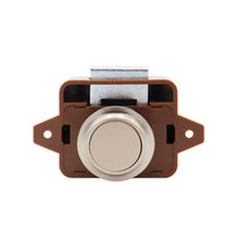 Load image into Gallery viewer, Zinc Alloy Camper Car Push Button Latches Cabinet Door Catch Lock for RV Caravan Boat Motor Home Cabinet Drawer Latch Button Locks
