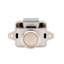 Load image into Gallery viewer, Zinc Alloy Camper Car Push Button Latches Cabinet Door Catch Lock for RV Caravan Boat Motor Home Cabinet Drawer Latch Button Locks
