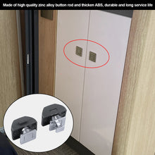 Load image into Gallery viewer, Camper Car Push Lock Drawer Lock for RV Caravan Boat Motor Home kitchen Cabinet Latch Button Locks Keyless Furniture Door Lock
