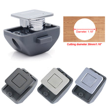 Load image into Gallery viewer, Camper Car Push Lock Drawer Lock for RV Caravan Boat Motor Home kitchen Cabinet Latch Button Locks Keyless Furniture Door Lock
