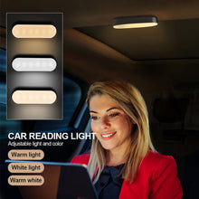Load image into Gallery viewer, Car Interior LED Reading Light Rechargeable Wireless Magnetic Atmosphere Light Car Night Light Interior Ceiling Light
