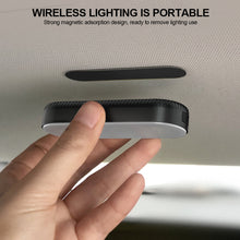 Load image into Gallery viewer, Car Interior LED Reading Light Rechargeable Wireless Magnetic Atmosphere Light Car Night Light Interior Ceiling Light
