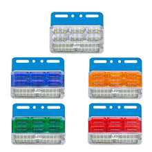 Load image into Gallery viewer, 24V Truck Clearance Lights LED Trailer Side Marker Lights Turn Signal Lamp Red White Amber Lorry Tractor Tail Light
