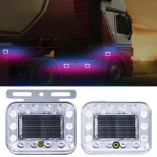 Load image into Gallery viewer, Car Solar Night Safety Flashing Led Light Super Strong Magnetic Base Car Warning Lamp Anti-Collision Wide Tail Light Auto Tool
