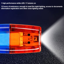 Load image into Gallery viewer, LED Shoulder Warning Light Shoulder Clip Light Sanitation Worker Safety Patrol Alarm Flash Signal Strobe Red Blue Lamp
