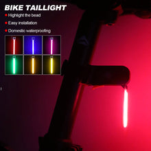 Load image into Gallery viewer, Bike COB Tail Light Bicycle Taillight Waterproof Bike Tail Light LED Warning Lights USB Chargeable MTB Road Cycling Accessories
