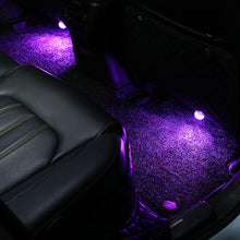 Load image into Gallery viewer, LED Remote Control Car Interior Atmosphere Backlight Ambient Mood Foot Light Decorative Lamp Auto Accessories
