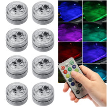 Load image into Gallery viewer, LED Remote Control Car Interior Atmosphere Backlight Ambient Mood Foot Light Decorative Lamp Auto Accessories
