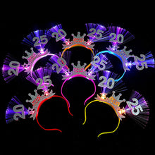 Load image into Gallery viewer, 2025 Happy New Year Party Headband Head Buckle New Year Decoration Funny Props Headdress Masquerade Xmas Party Decor

