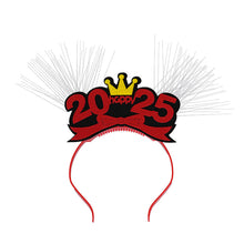 Load image into Gallery viewer, 2025 Happy New Year Party Headband Head Buckle New Year Decoration Funny Props Headdress Masquerade Xmas Party Decor
